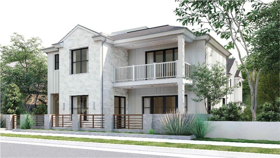 Architectural rendering · Front elevation